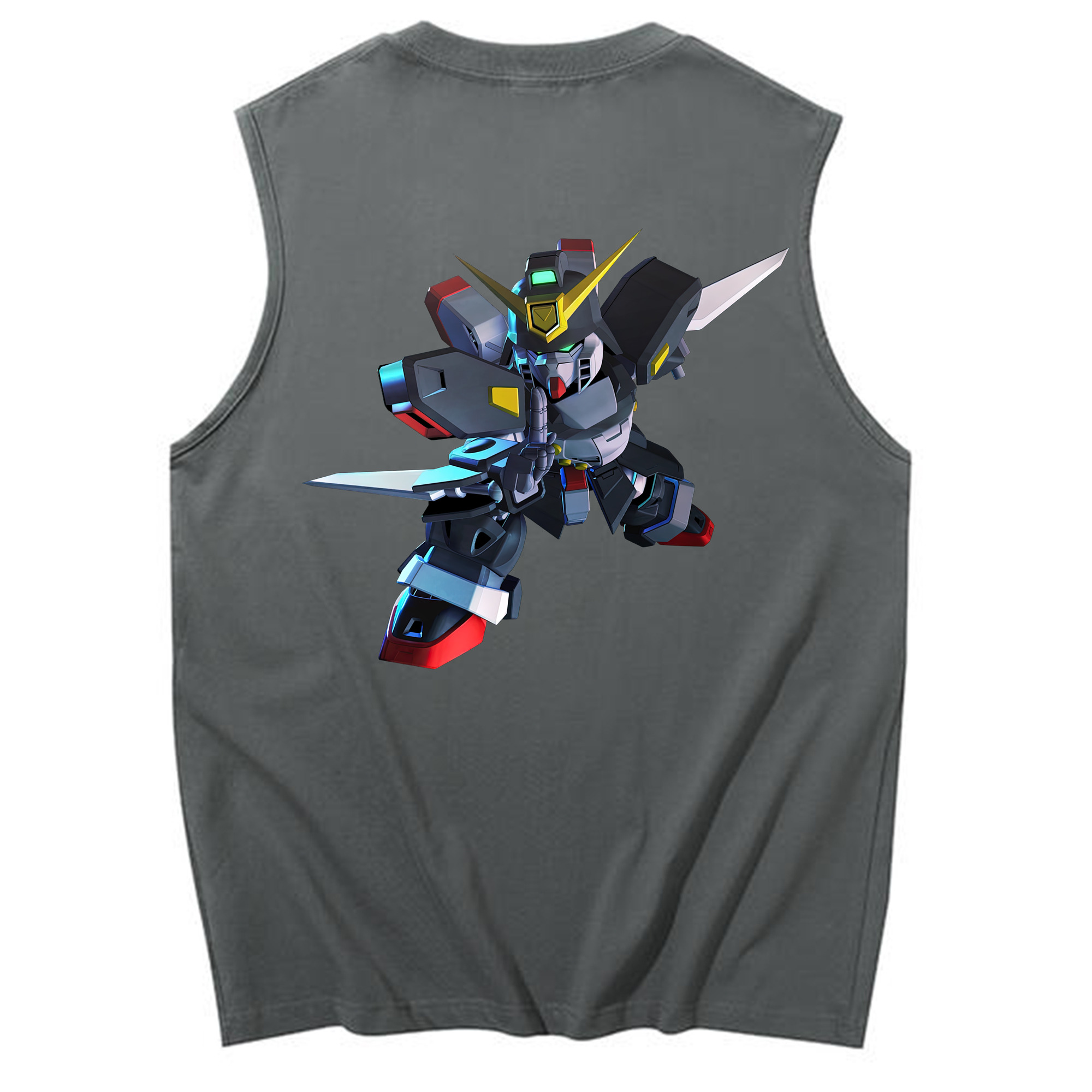 （画像用） 機動戦士ガンダム Mobile Suit Gundam コットン100％タンクトップ（背面プリント）